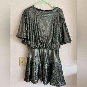 Free People Manuka Sequin Mini Dress